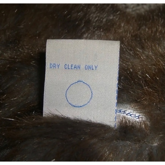 Vintage 90's Denim Jacket Faux Fur Penny Lane Fully Lined y2k Jean Coat Boho L - Picture 15 of 16